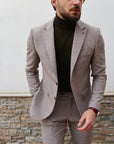 Completo sartoriale in tweed