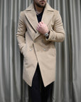 Cappotto sartoriale doppio petto tasca a filo