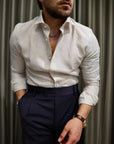Camicia 100% Puro Lino irlandese