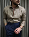 Camicia 100% Puro Lino irlandese