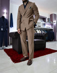 Abito doppio petto sartoriale in pura lana 240 g Corda