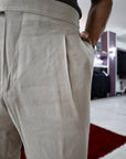 Pantalone modello wild in puro lino