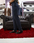 Pantalone modello Caruso con fibbie laterali