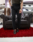Pantalone modello Caruso con fibbie laterali