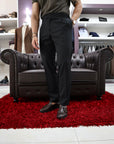 Pantalone modello Caruso con fibbie laterali