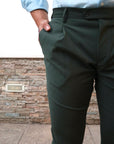 Pantalone classico in fresco lana