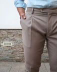 Pantalone classico in fresco lana