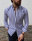 Camicia 100% co bastoncino largo