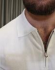 Polo in maglia con zip