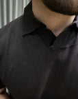 Polo In lino e cotone