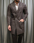 Cappotto doppio petto sartoriale in misto lana