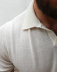 Polo in filo 100% Co senza bottoni