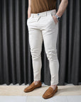 Pantalone chino bianco panna Patrick & Son