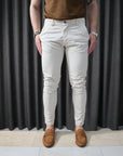 Pantalone chino bianco panna Patrick & Son