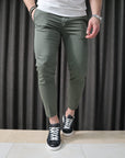 Pantalone chino verde militare Patrick & Son
