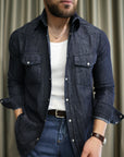 Camicia Western Denim Giapponese