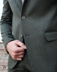 Completo sartoriale in tweed