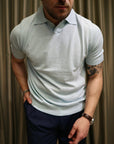 Polo In lino e cotone