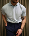 Polo In lino e cotone