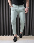 Pantalone chino verde acqua Patrick & Son