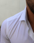 Camicia basic slim Puro Cotone Bianco