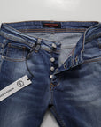 Jeans slim Patrick & Son lav blu chiaro