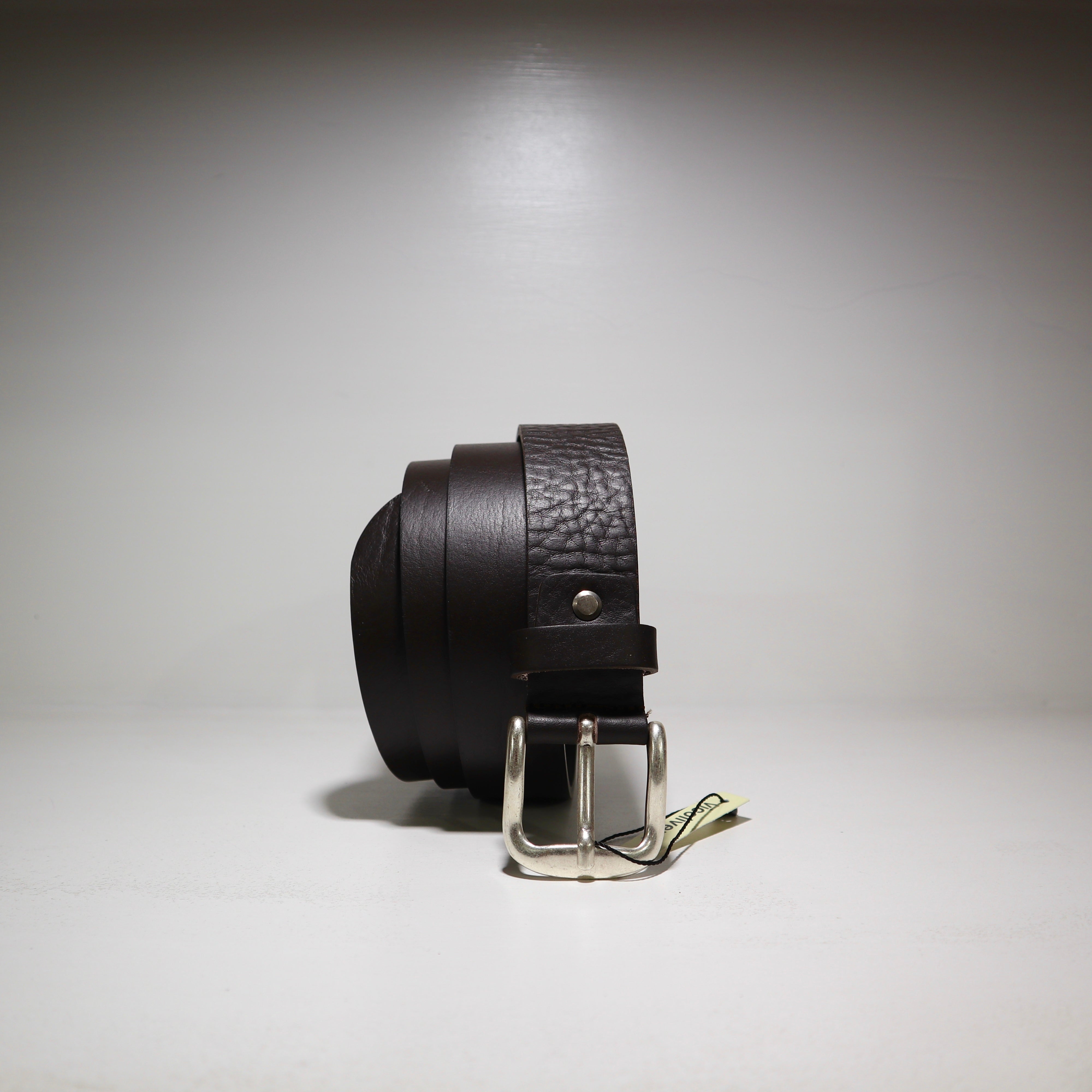 Occhielli Argento Marrone Cintura Uomo/donna In Pelle Marrone - Foto 5