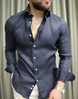 Camicia 100% PURO lino Irlandese