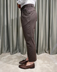 Pantalone sartoriale a vita alta in Cotone e laana (SPECIAL EDITION)
