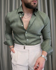 Camicia 100% PURO lino Irlandese