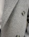 Cappotto doppio petto sartoriale in misto lana