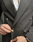 Abito Montecarlo sartoriale doppio petto Moro