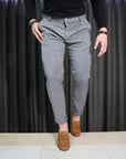 Pantalone in fresco lana Patrick & Son grigio