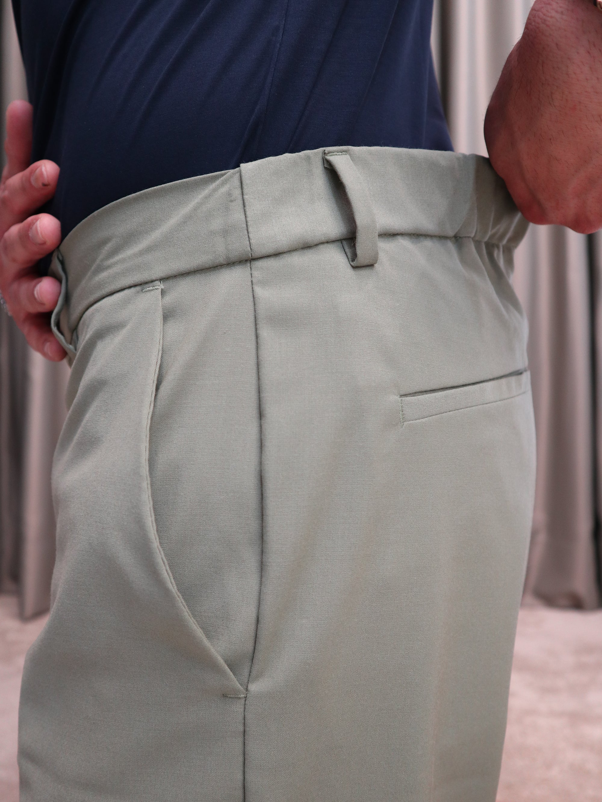 Bermuda in fresco lana