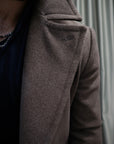 Cappotto sartoriale doppio petto tasca a filo
