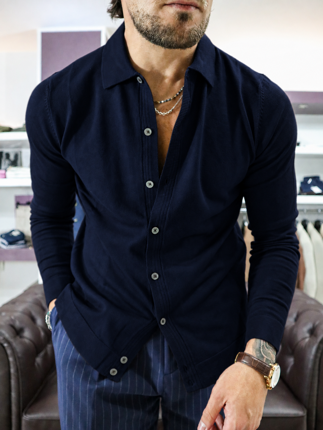 Camicia in maglia