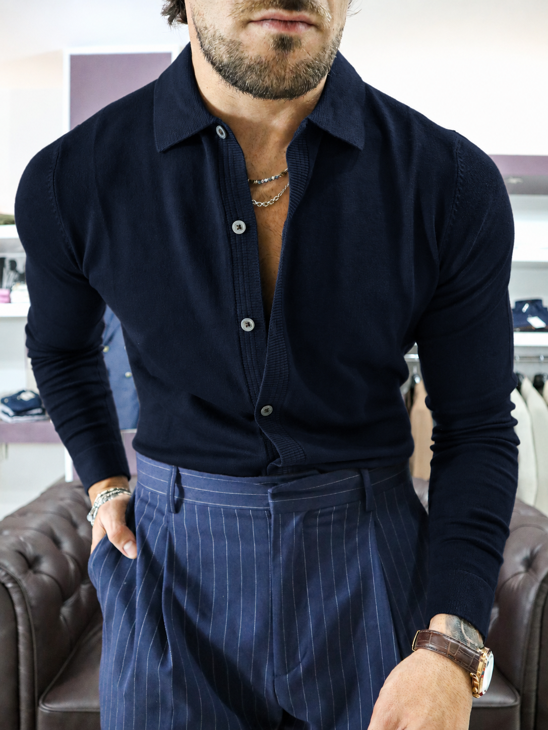 Camicia in maglia