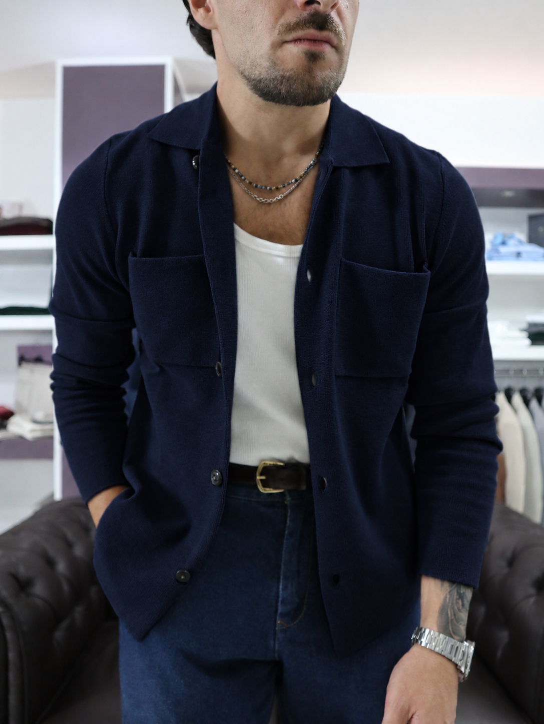 Camicia in maglia Texans