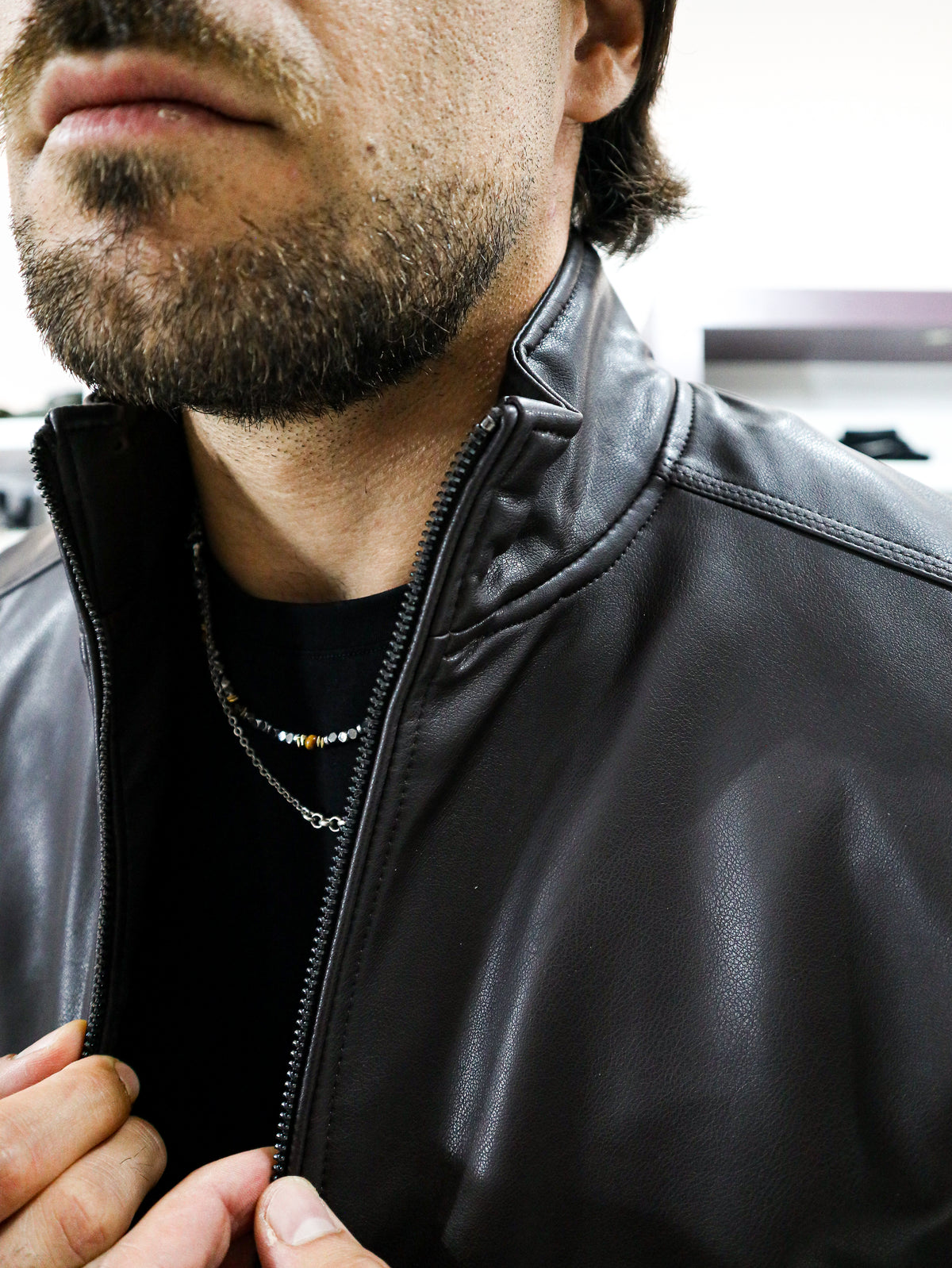 Bomber ecopelle A/I