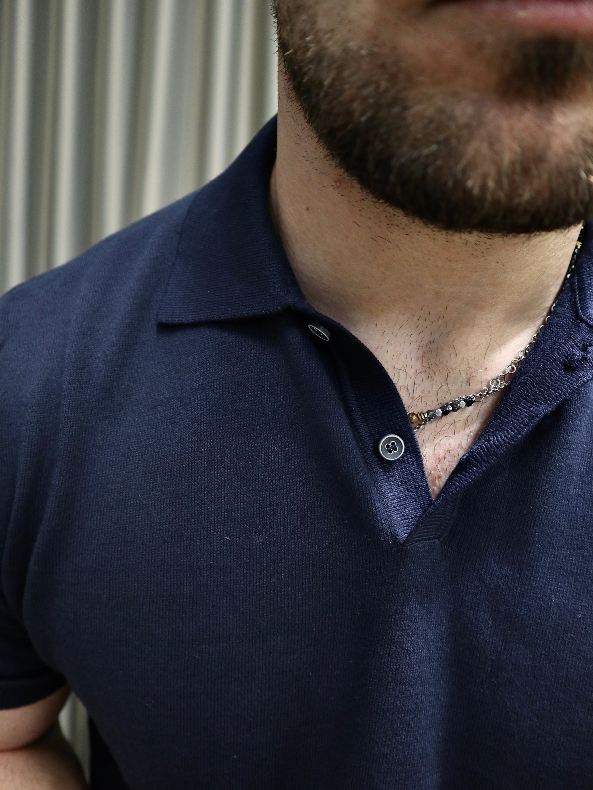 Polo cotone extrafine 3 bottoni