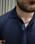 Polo cotone extrafine 3 bottoni