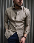 Camicia 100% Puro Lino irlandese