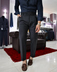 Abito doppio petto sartoriale in pura lana 240g Antracite