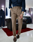 Abito doppio petto sartoriale in pura lana 240 g Corda