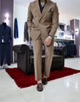 Abito doppio petto sartoriale in pura lana 240 g Corda