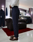 Abito doppio petto sartoriale in pura lana 240g
