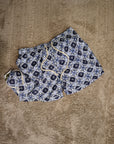 Costume da bagno fantasia azzurra