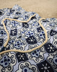 Costume da bagno fantasia azzurra