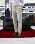 Pantalone modello Caruso con fibbie laterali
