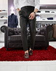 Pantalone modello Caruso con fibbie laterali